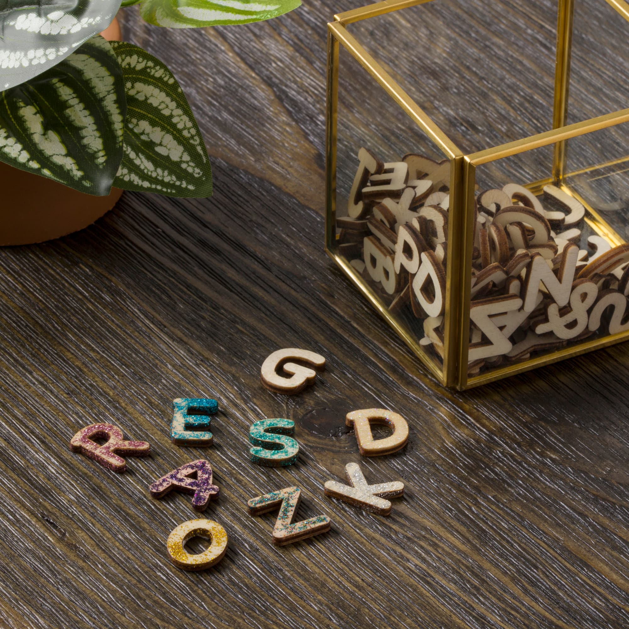 3/4" Wood Marker Letters, 54ct. by Make Market®
